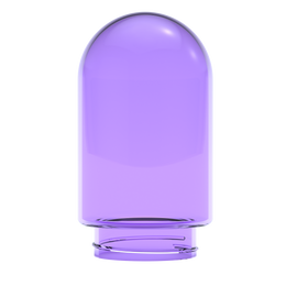 Single Purple Glass Globe (Large)