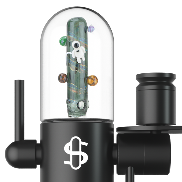 Large Glass Upstem (Percolated) Across the Universe