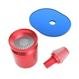 Stundenglass Infusion Chamber Assembly - Blue and Red