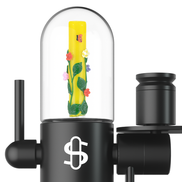 Large Glass Upstem (Straight) Garden Variety Collection