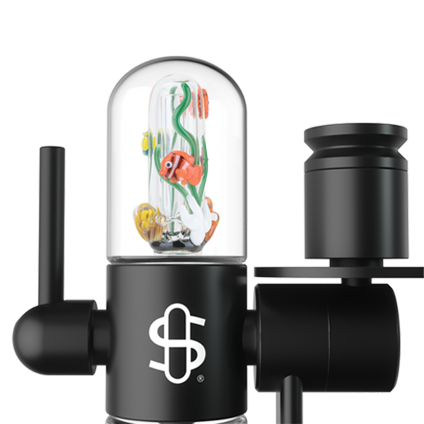 Small Glass Upstem (Percolated) Under the Sea