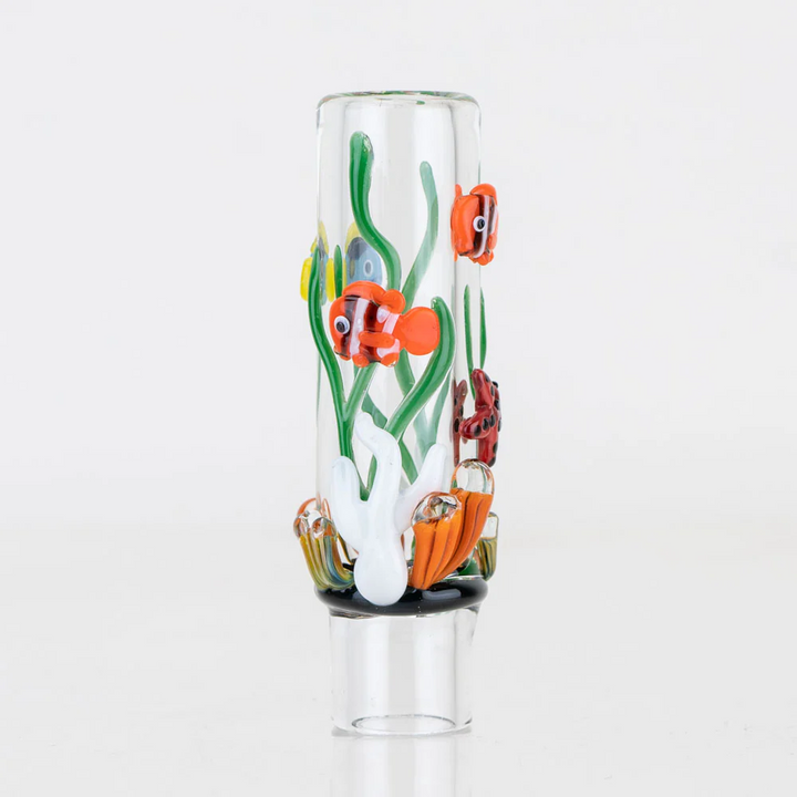 Small Glass Upstem (Straight) Under the Sea