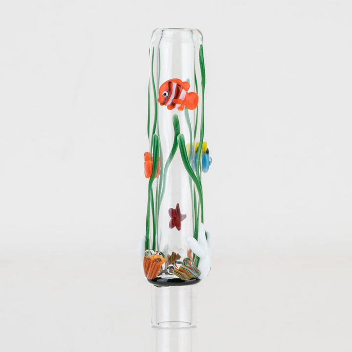 Large Glass Upstem (Straight) Under the Sea