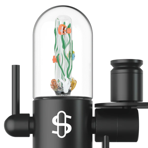 Large Glass Upstem (Percolated) Under the Sea