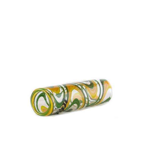 iDab Glass Hookah Hose Tip (Green + Yellow)