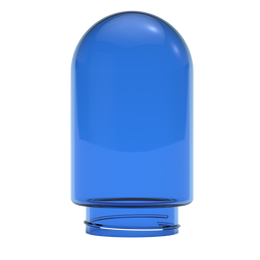 Single Blue Glass Globe (Large)